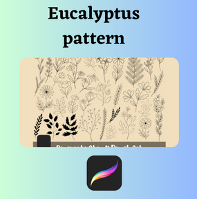 Eucalyptus pattern brushes