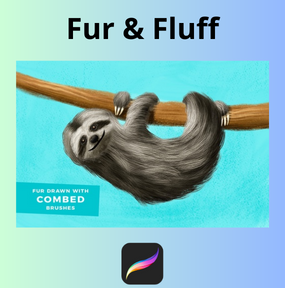 Fur & Fluff Brushes Procreate
