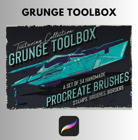 Grunge Toolbox Brushes Procreate
