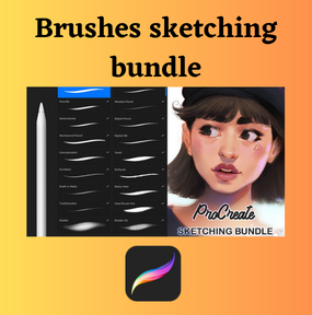 Procreate Brushes sketching bundle