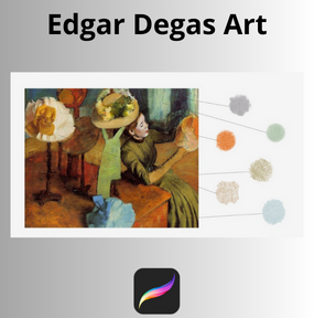 Edgar Degas Art Brushes Procreate