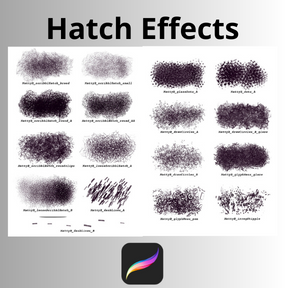 Hatch Effects Brushes Procreate