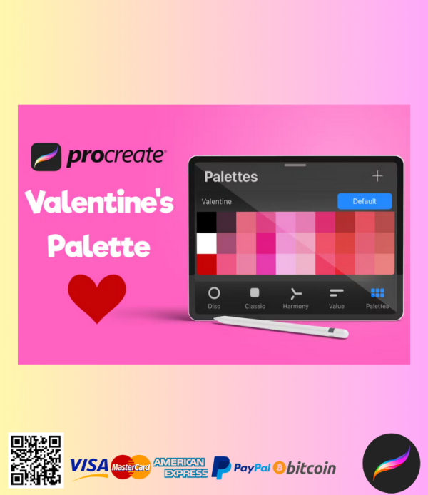 procreate palette valentine's day Color Palette Swatches